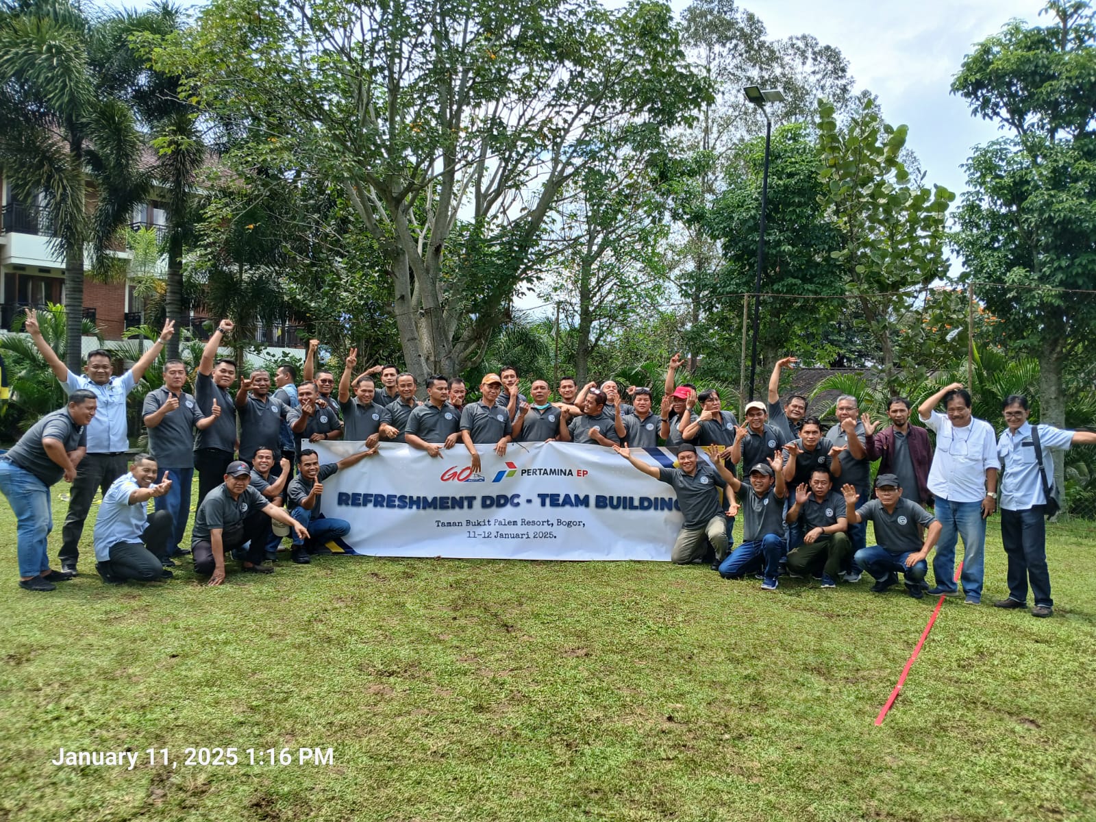 Refreshment DDC + Team Building, Gorental – PERTAMINA EP, Bogor, 11-12 Januari 2025