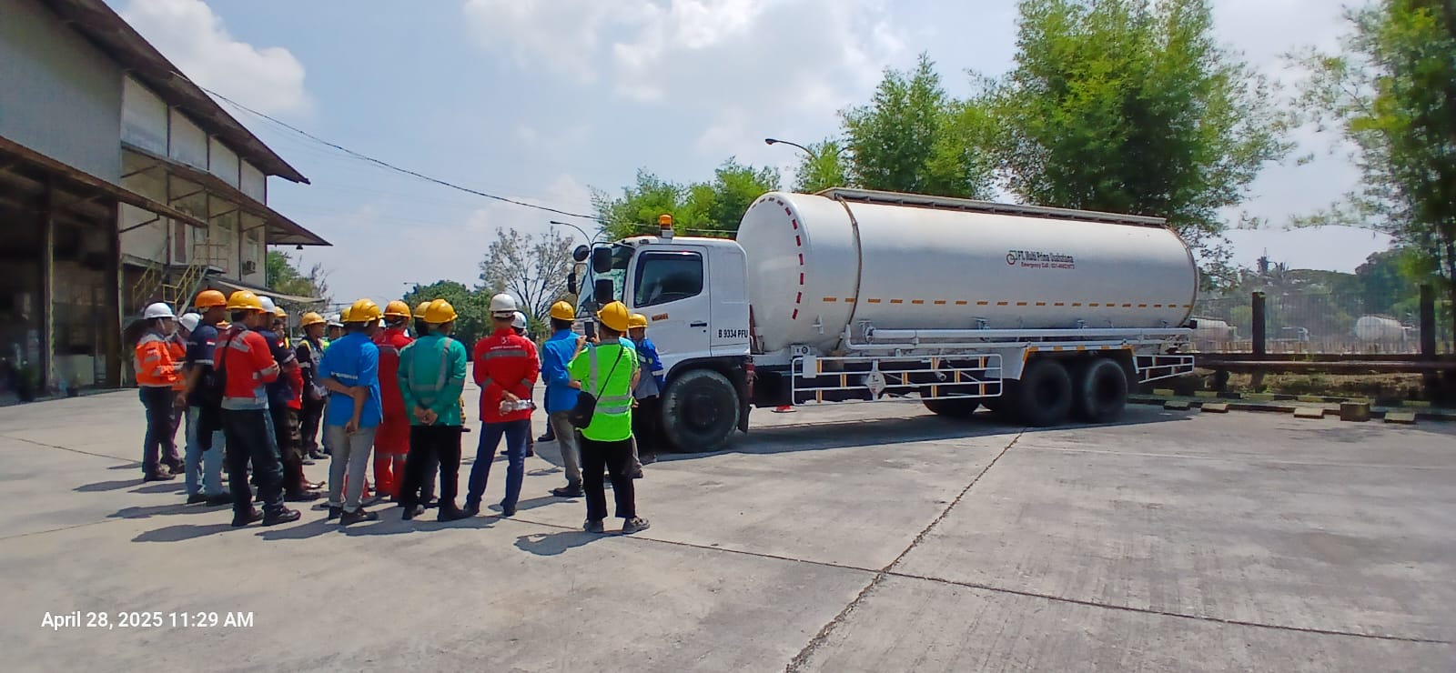 Workshop Keselamatan Berkendara PT Solusi Bangun Indonesia (SBI), Plant Narogong,Plant Tuban dan Plant Cilacap, 28 April 2025